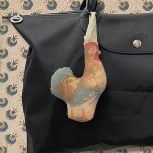 Vintage Inspired Rooster Ornament Bag Charm NWT